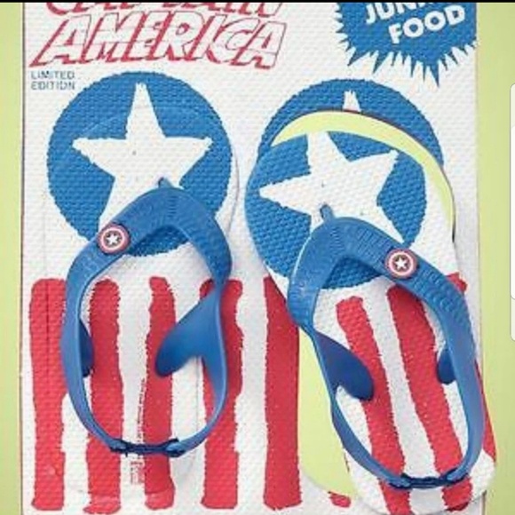 captain america flip flops